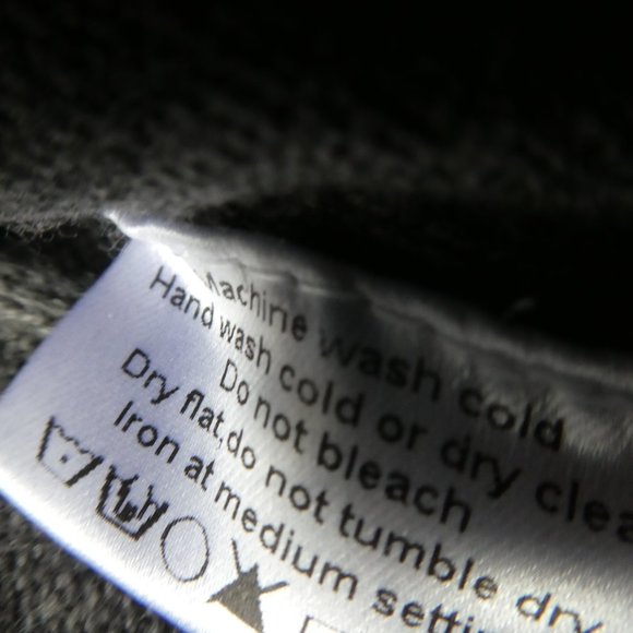 Hickey Freeman Grey Ribbed Cardigan Cotton Silk Blend Elbow Patches Pockets XL - Picture 8 of 8